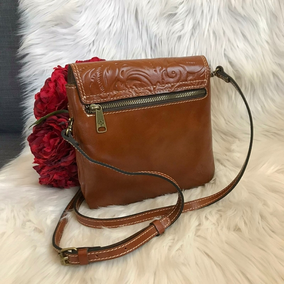 NWT PATRICIA NASH BALLURI LEATHER CROSSBODY BAG - Picture 2 of 7